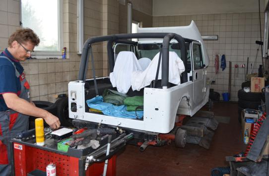 JSM Oldtimer Jeep Umbau